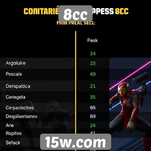 Comparação de desempenho entre jogos populares no 8cc